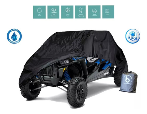 Funda Impermeable Utv Polaris Rzr Yamaha 4 Plazas