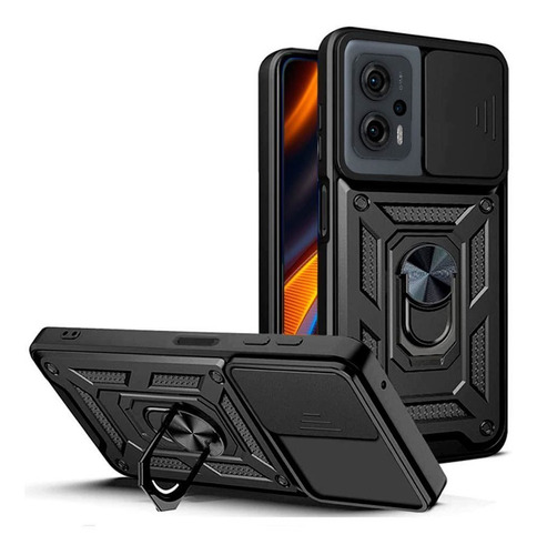 Protector Para Xiaomi Poco X4 Gt Negro 3 En 1