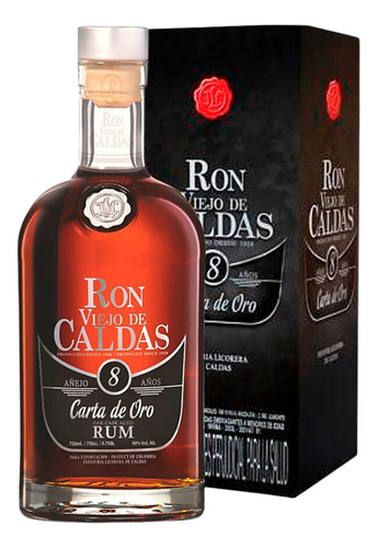 Ron Viejo De Caldas Añejo 8 Años 700ml