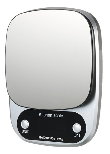 Báscula De Cocina Digital De 10 Kg/1 G, Pantalla Led, Portát