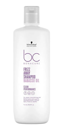 Shampoo Frizz Away Babassu Oil Bc Schwarzkopf Grande