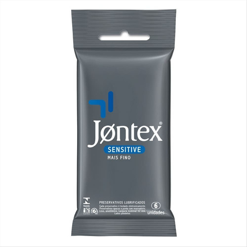Preservativo Sensitive Jontex Pacote 6 Unidades