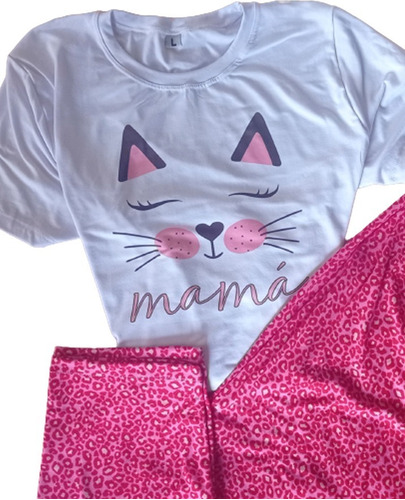 Pijama De Dama Con Diseños Para Madres