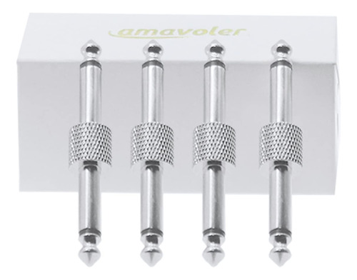 Amavoler Acoplador Profesional De Pedal De Guitarra, 1/4 Pul