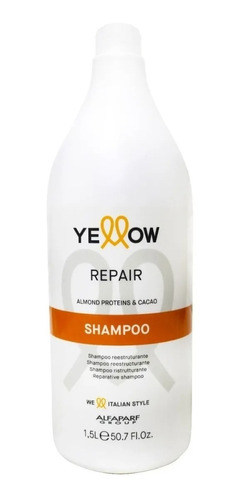 Alfaparf Yellow Repair Shampoo Proteína Almendra 1500ml