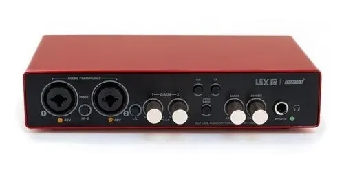 Lexsen Lex22 Interface De Audio Usb Placa De Sonido Lex 22
