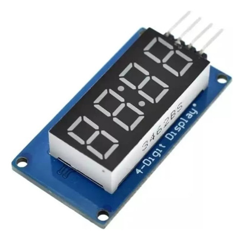 Modulo Display De 4 Digito De 7 Segmentos Tipo Reloj Digital