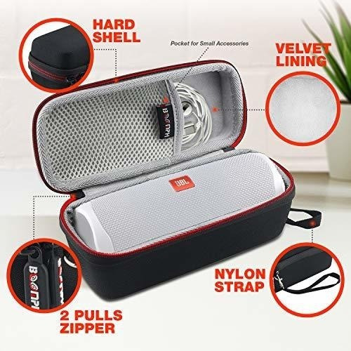 Imagen 3 de 7 de Parlante Jbl Flip 5 Inalambrico Impermeable Con Funda Blanco
