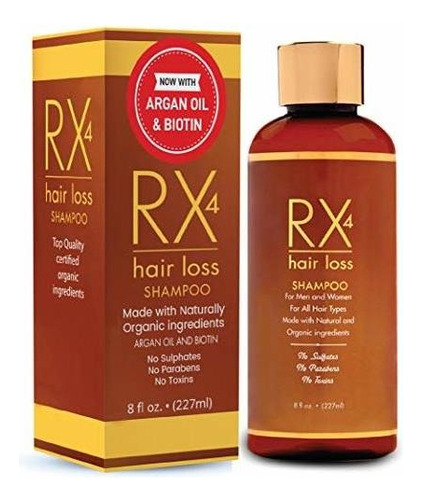 Champú Para Aumento De Ca Rx 4 Hair Loss Shampoo For Thi