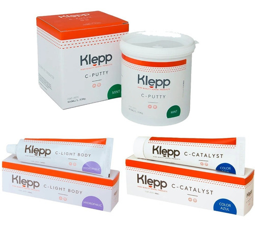 Kit Silicona Impresiones Avio Klepp Masa Activador Fluida