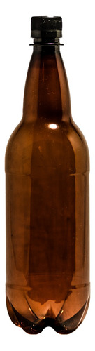 100 Botella Plastica Pet 1 Litro Ambar Cerveza  Artesanal