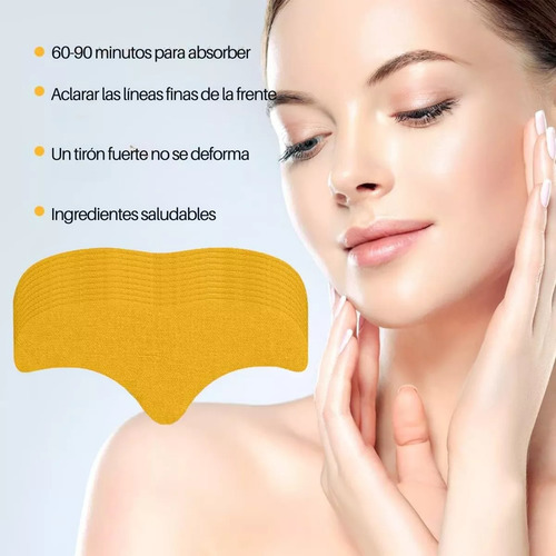 20 Parches Anti Arrugas Mascarilla Facial Colágeno Frente Tipo De Piel Normal