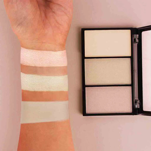 Trío De Iluminadores Bys Paleta Glow Natural Y Radiante Multicolor