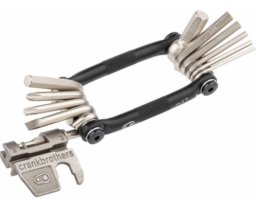 Imagem 2 de 3 de Kit Ferramenta Crank Brothers Multi-17 Prata