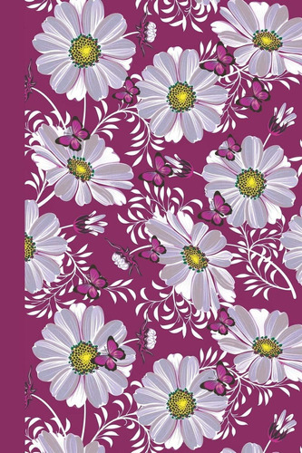 Libro: Journal: Floral With Butterflies (pink) 6x9 - Graph J