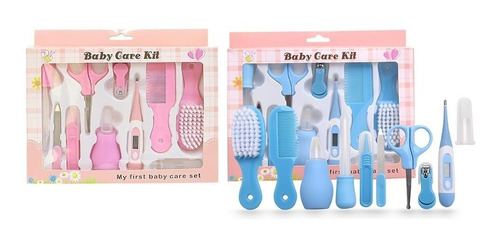 Kit Para Bebe 10 Piezas Con Termometro Digital 