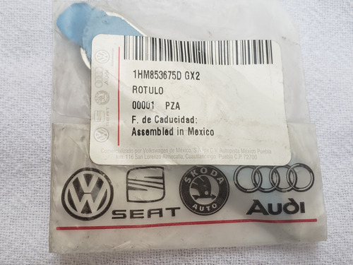 Emblema Glx Golf Mk3/passat B4 Original Vw