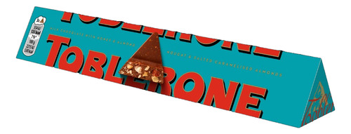 Toblerone Milk Chocolate With Honey & Almond 100 Gr