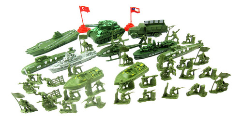 52 Piezas Figuras Juguetes Mini Diseño Playset Para B