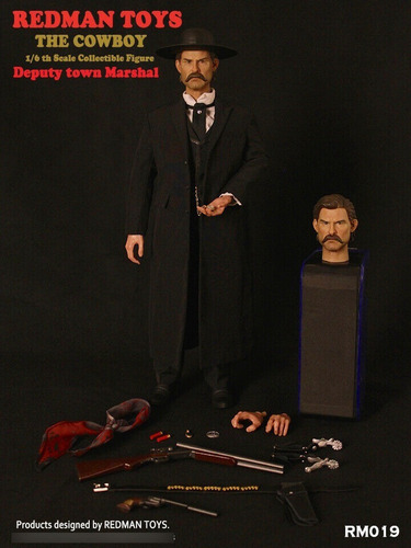 Hot Figura De Vaquero Kurt Russell Wyatt Erp 1/6 (Usado)