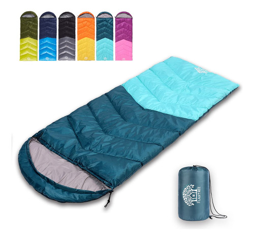 Flantree Sleeping Bag 4 Seasons Adultos Y Niños Para Acampar