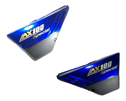 Juego De Cacha Lateral Suzuki Ax 100 Azul Alternativo