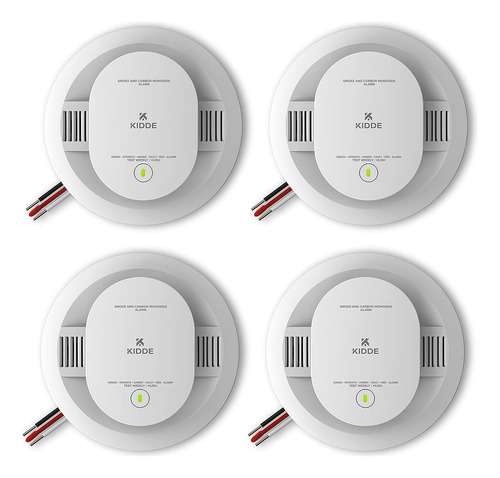 Detector De Humo Y Monóxido De Carbono Cableado, Batería De 