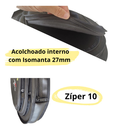 Semicase Bag Prato 24' Polegadas C/ 3 Divisão Profissional