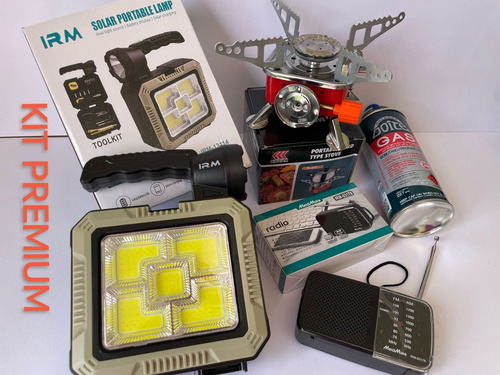 Kit De Emergencia Con Linterna Solar