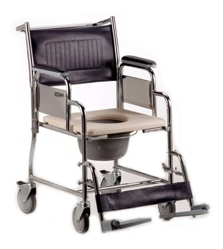 Silla De Ruedas  + Inodoro Portátil 2 En 1 Cod. D333 Z2