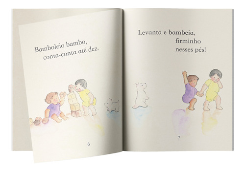 Livro Bamboleio bambo o primeiro passo de Jen Storer capa dura 2022 em português editorial HarperKids