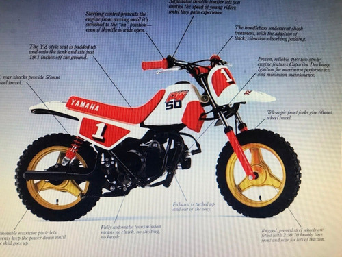 Volante O Manubrio Pw50 Original Yamaha