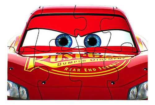 Rompecabezas 8 Piezas -12 Un - Cars Rayo Mcqueen - Souvenirs