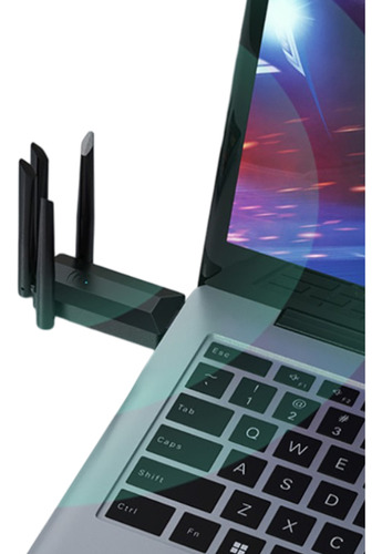 Adaptador Wifi Usb 3.0 5g 1200mbps 4 Antenas Dual Band