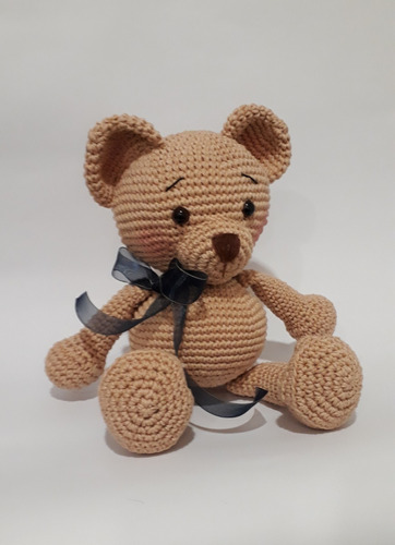 Oso Peluche Café Crochet Amigurumi 