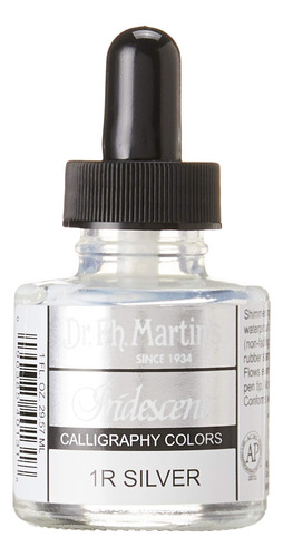 Dr Ph Martin's Botella Tinta Color Caligrafia 1r Plata