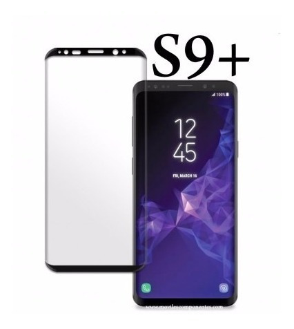Vidrio Templado Samsung S9 3d Premium Negro