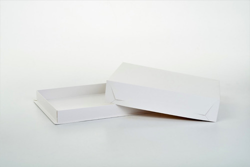 Imagen 2 de 5 de Caja Base Bandeja + Tapa 36 X 27 X 7,5 Cm (x20 U.) Number Cakes Torta Número Catering Bauletto