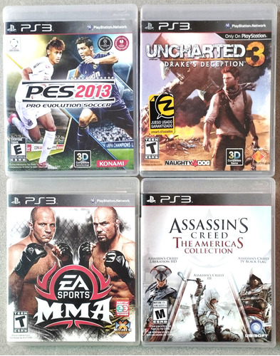 Juegos Ps3 Fisicos X 4 Unidades. Fisicos Excelente Estado