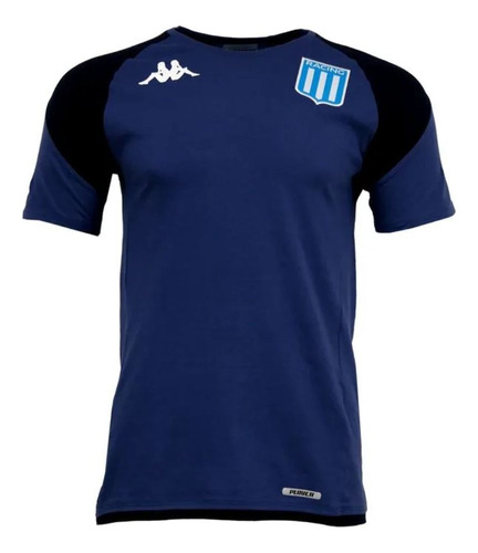 Remera Kappa Salida Racing 2024 Futbol Hombre