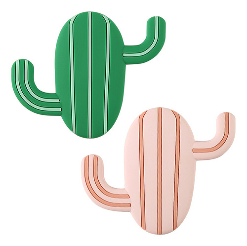 Perchero Montado En La Pared Con Forma De Cactus Con Forma D