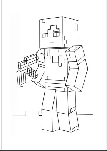 100 Desenhos para colorir Minecraft. A melhor coleção