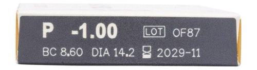 Lente De Contato Biosoft Hd Asférica 02 Caixas Uso Mensal