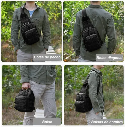 Pechera Mochila T ctica Militar Bandolera Hombre Cuotas sin inter s