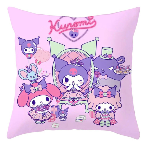 Funda Cojín Importado Kuromi By Hello Kitty 45 X 45 Cms