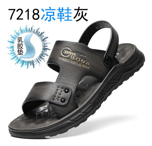 Sandalias De Playa Con Punta Abierta Para Hombre, Zapatillas