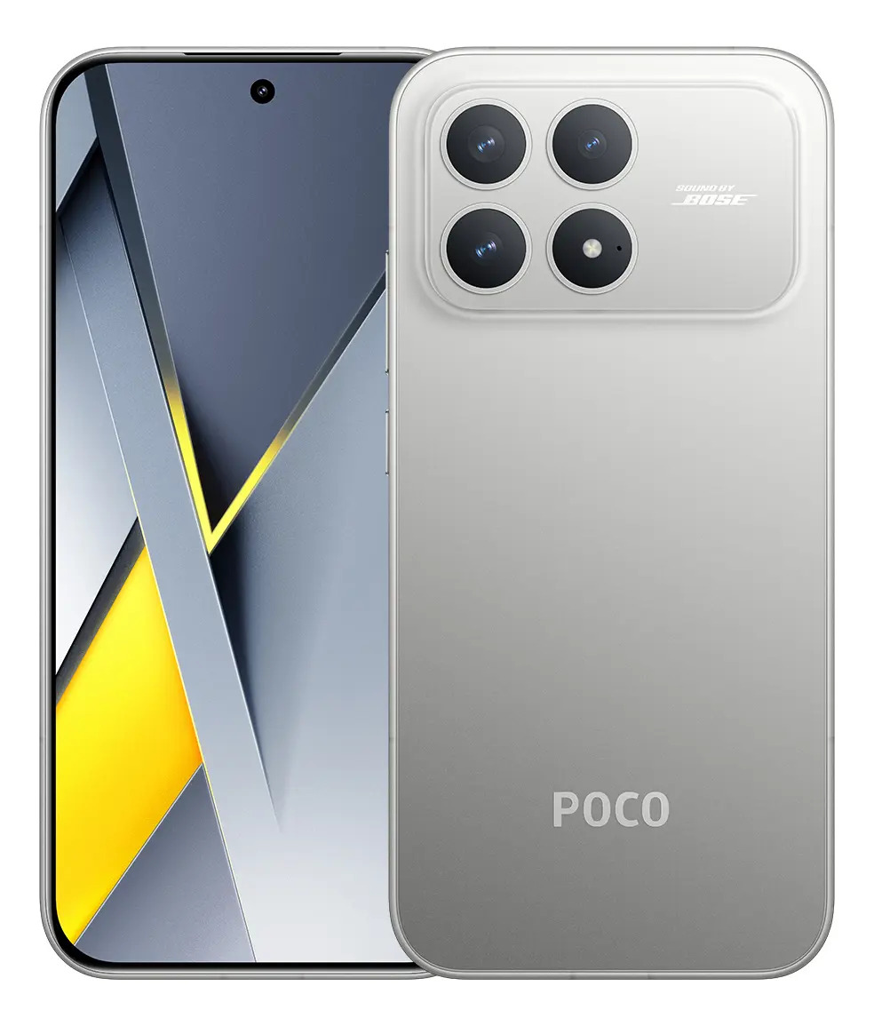 Celular Xiaomi Poco F8 Pro Dual Sim 512 Gb Titanio Plata 12 Gb Ram 6.59'' Amoled Snapdragon 8 Elite 50mp Con Ois 6210mah 100w Hypercharge
