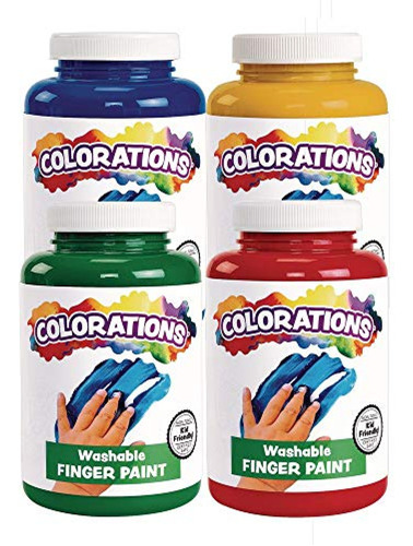 Pintura Para Dedos  Colorations Pintura De Dedos Lavable Par
