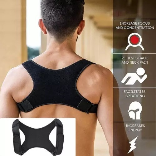 Corrector De Postura Faja Unisex Ortopédica Discreta/luz