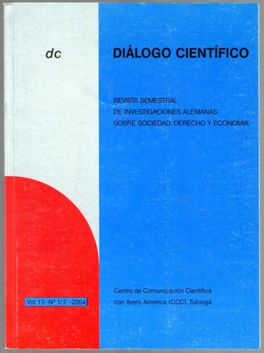 Dialogo Cientifico Revista De Investigaciones Alemanas 2004